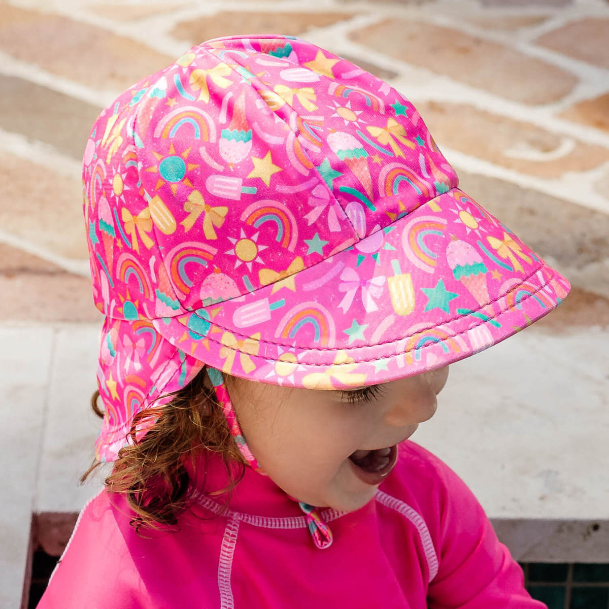 Swim Legionnaire Flap Hat (Summertime)