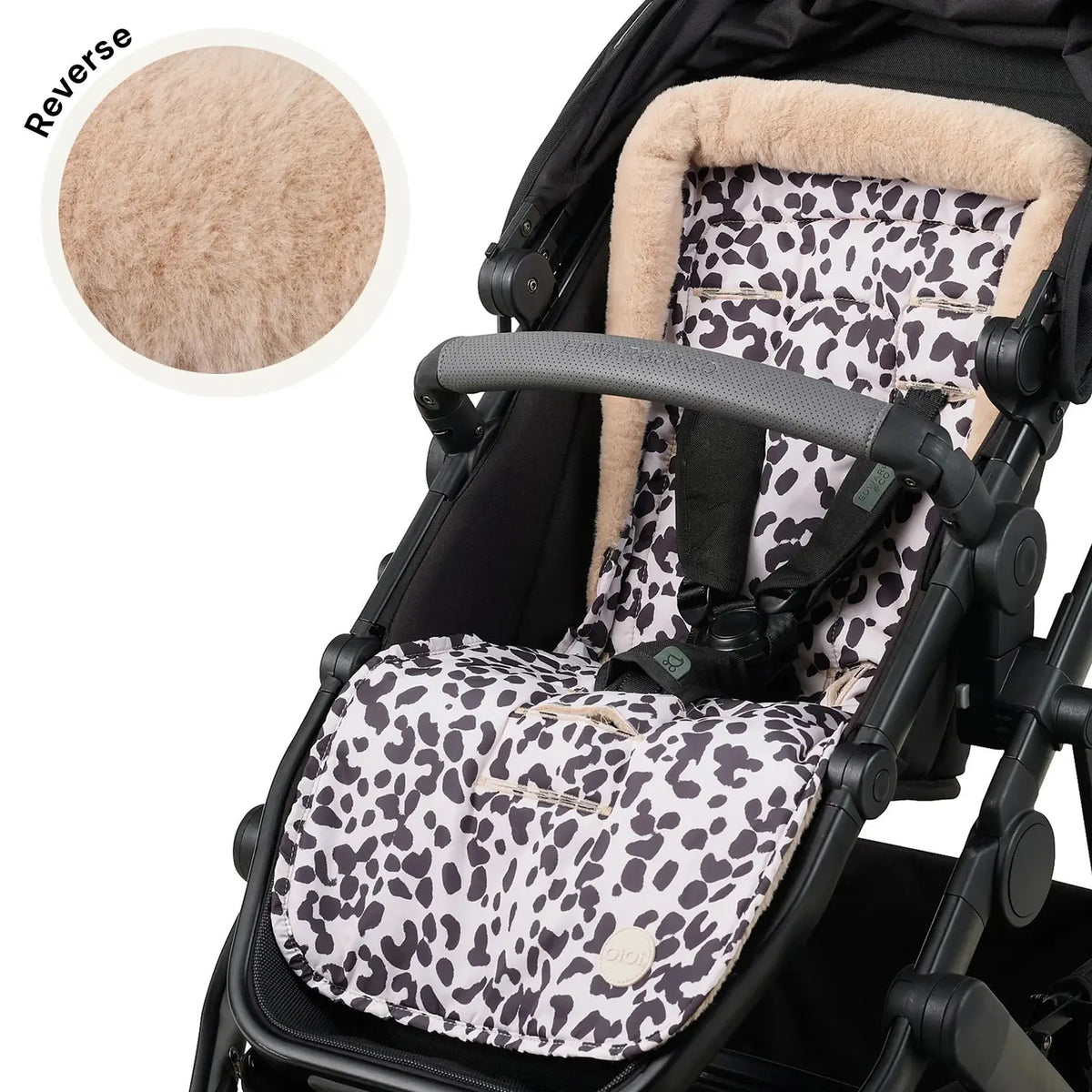 Cozy Fleece Pram Liner (Leopard)