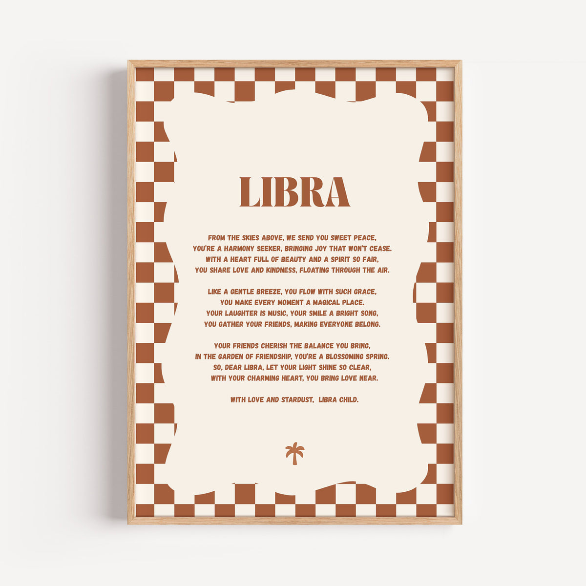 Boho Zodiac A4 Print (Libra)