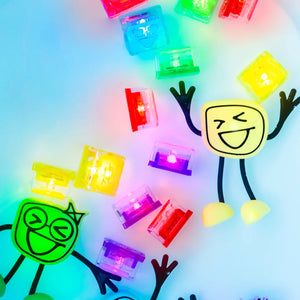 Glo Pal Character + Cubes (Yellow Alex)