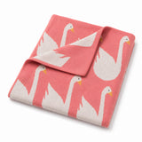 Swan Baby Blanket