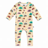 Rainbow Zipsuit (Oatmeal)