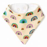 Rainbow Dribble Bib (Oatmeal)