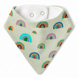 Rainbow Dribble Bib (Sage)