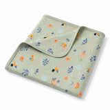 Floral Swaddle Wrap (Sage)