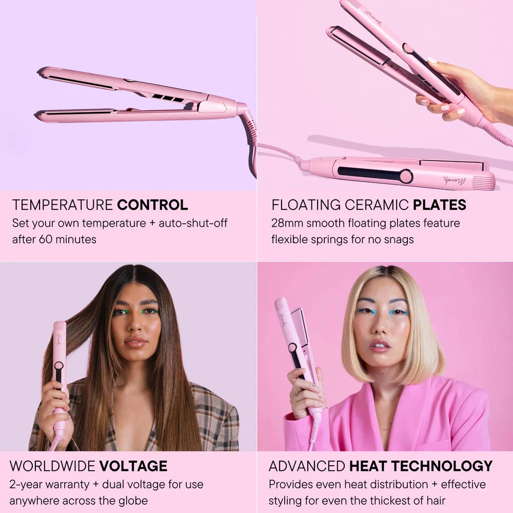Mermade Straightener 28mm (Pink)