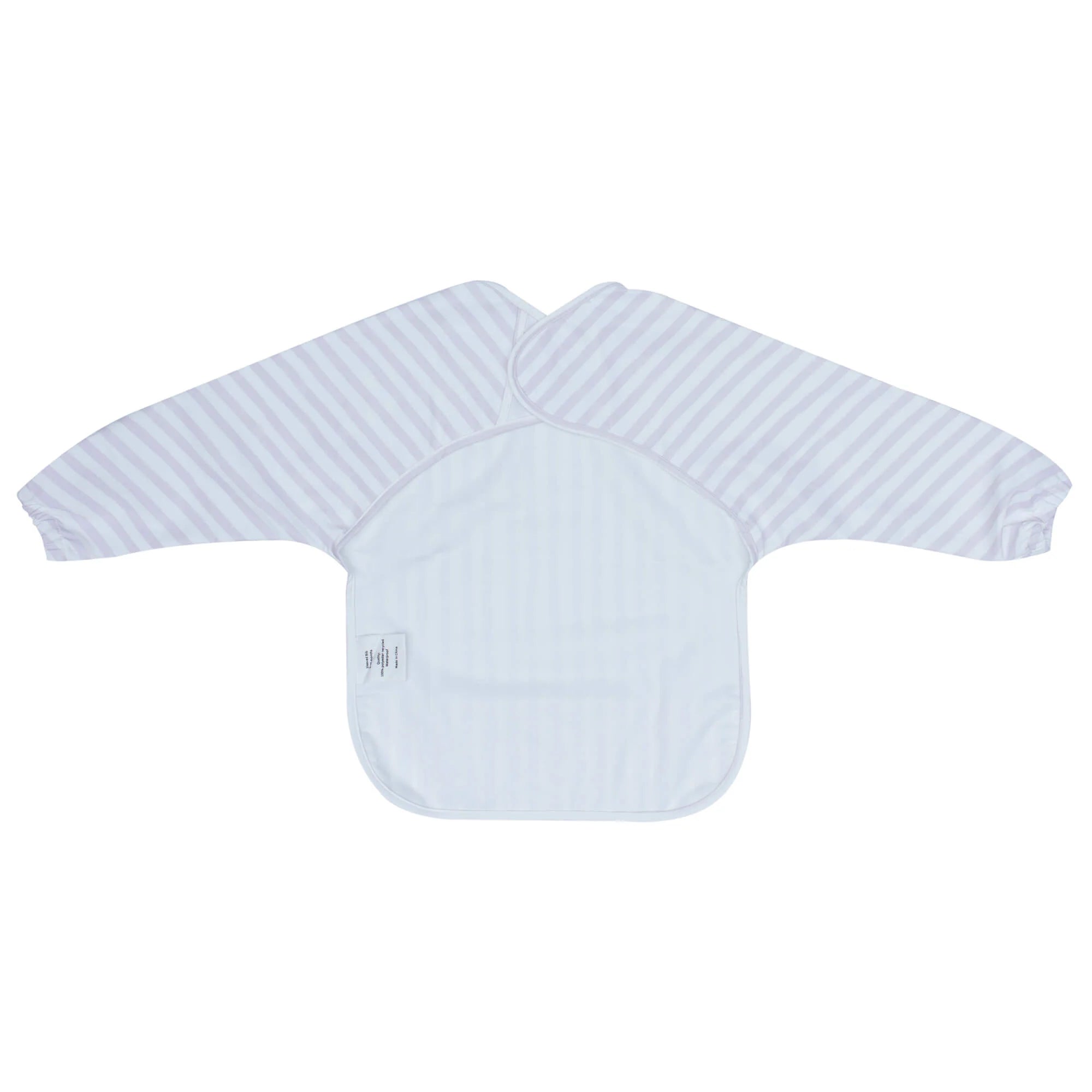 Messie Smock Bib (Lilac Stripe)