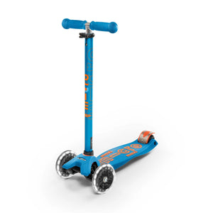 Maxi Micro Deluxe Scooter LED (Carribean Blue)