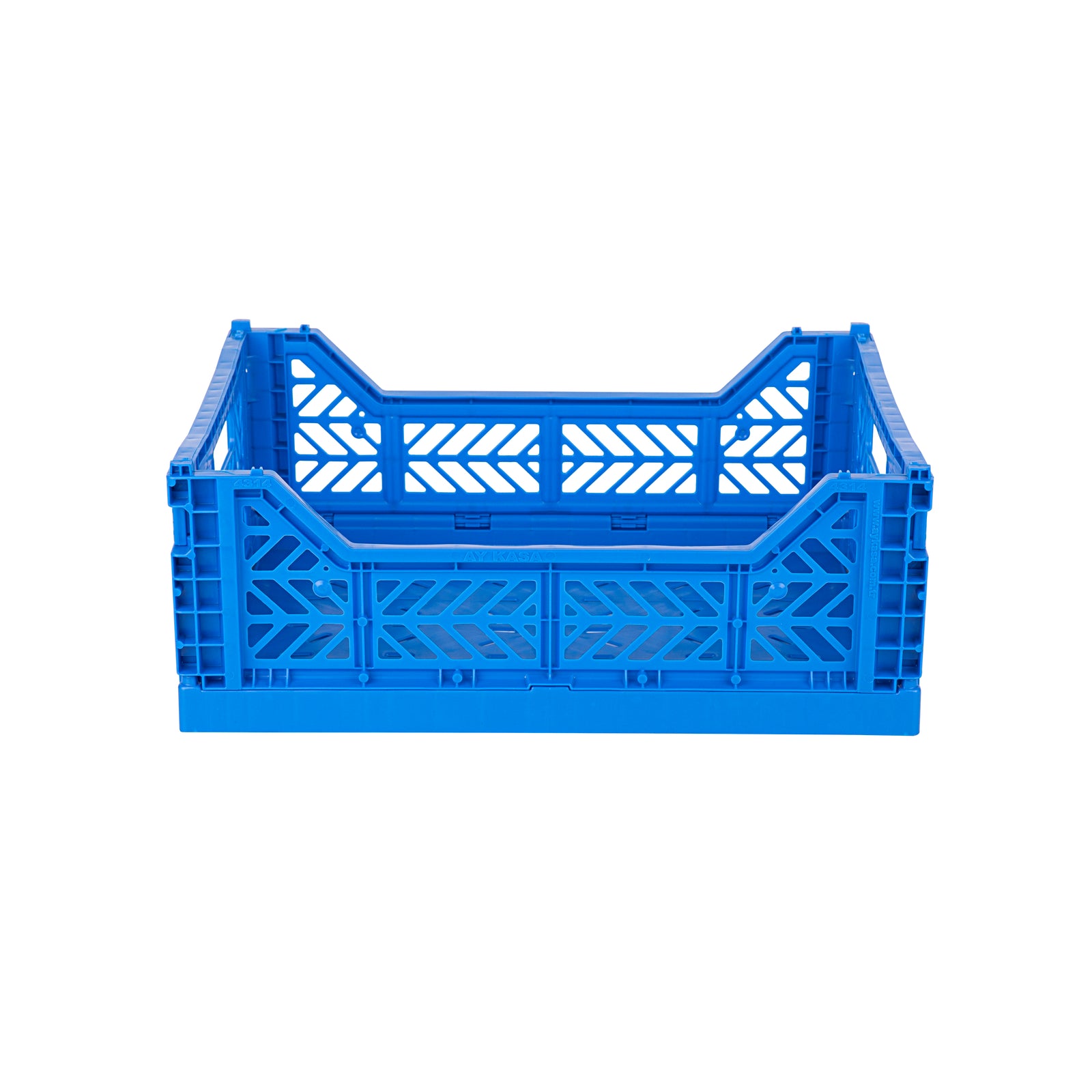 Midi Folding Crate (Blue)