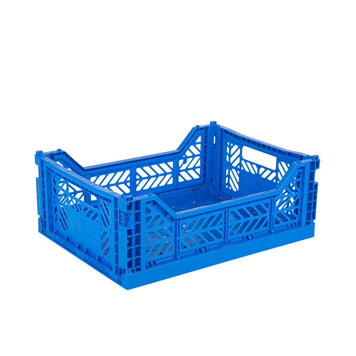 Midi Folding Crate (Blue)