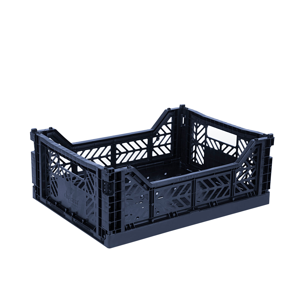 Midi Folding Crate (Navy)