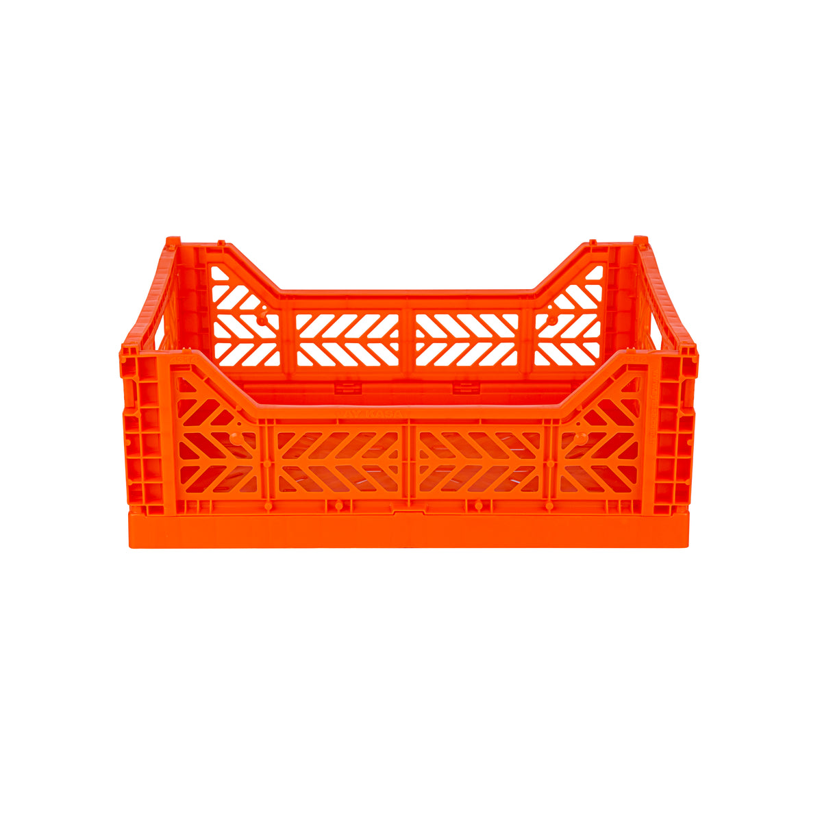 Midi Folding Crate (Orange)