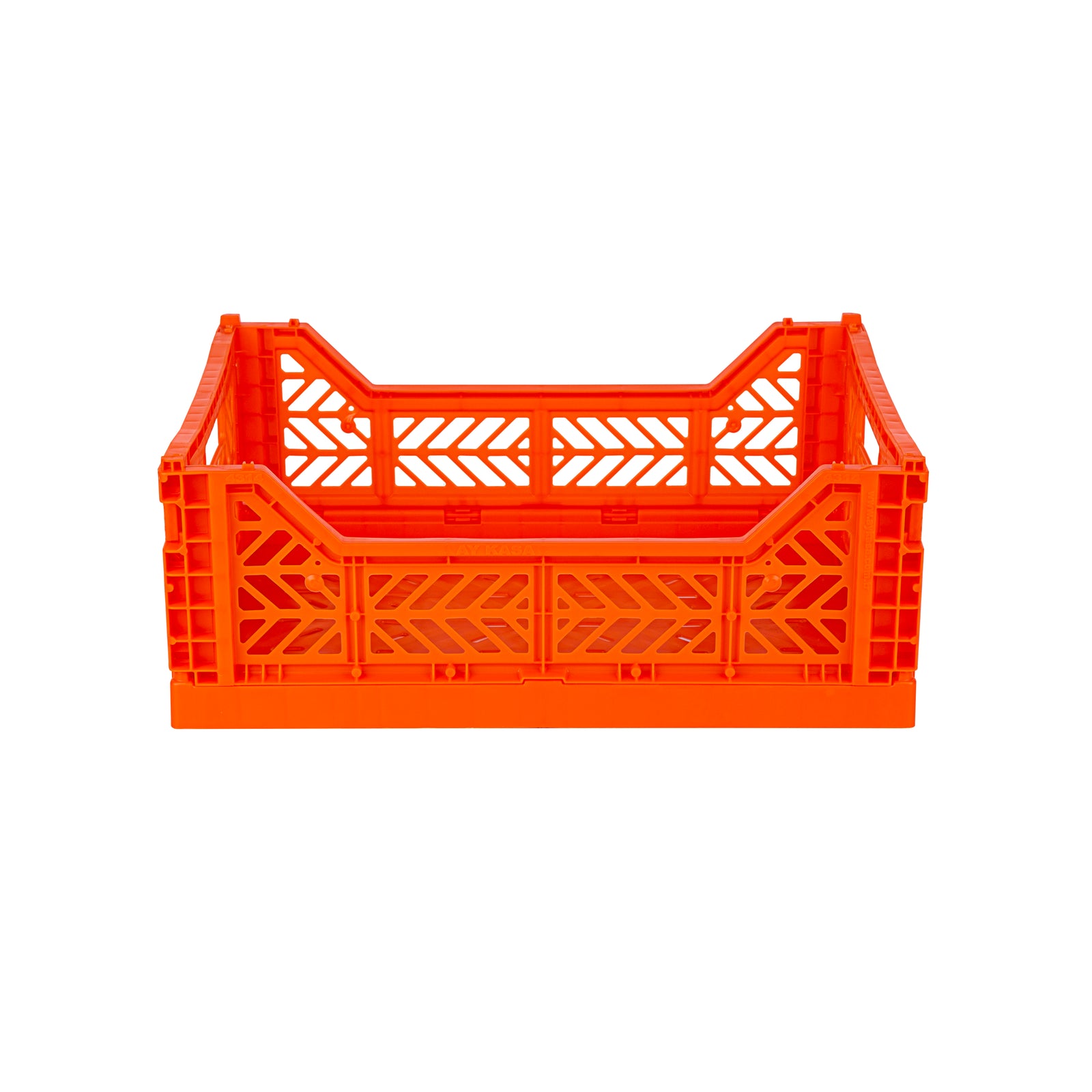 Midi Folding Crate (Orange)