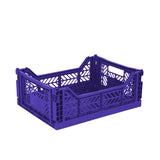 Midi Folding Crate (Sax Blue)