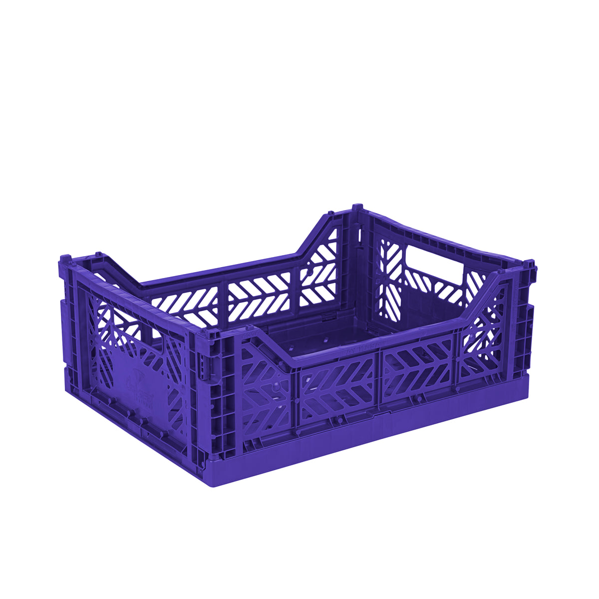 Midi Folding Crate (Sax Blue)