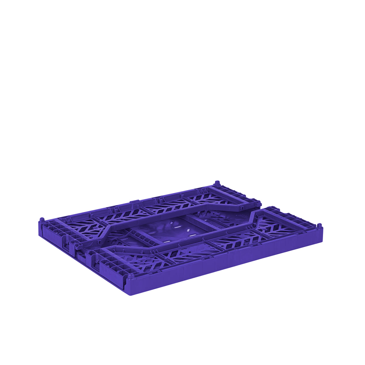 Midi Folding Crate (Sax Blue)