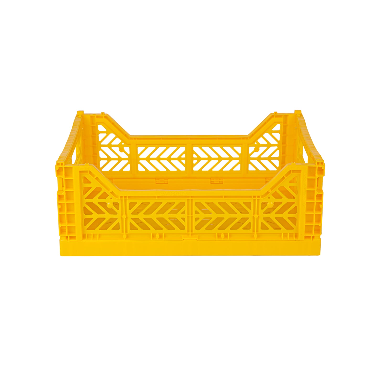 Midi Folding Crate (Yellow)