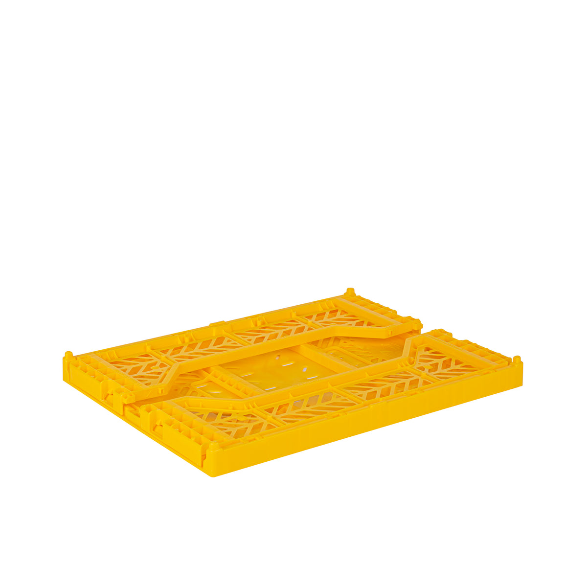 Midi Folding Crate (Yellow)