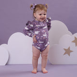 Midnight Swan Long Sleeve Bodysuit