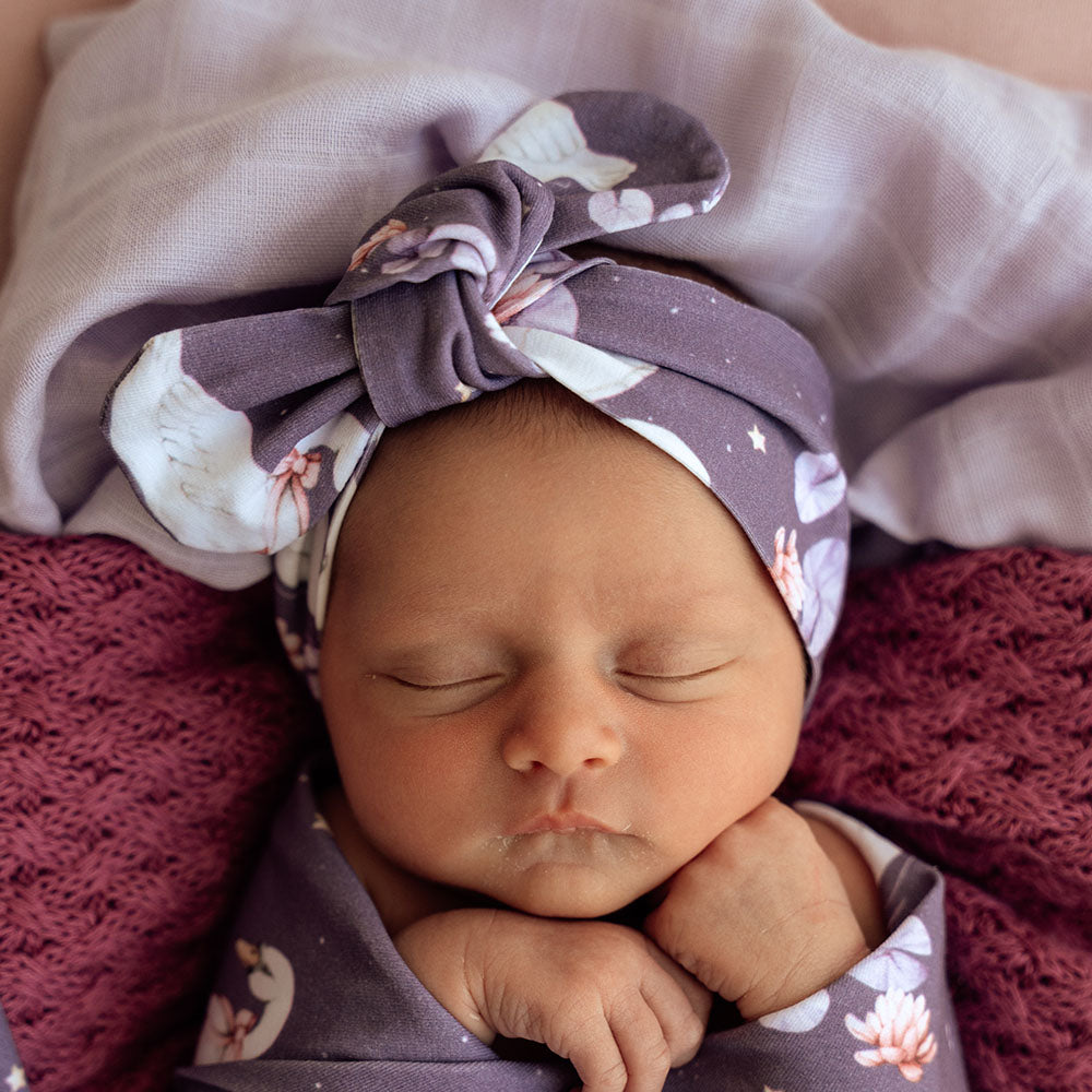 Midnight Swan Topknot