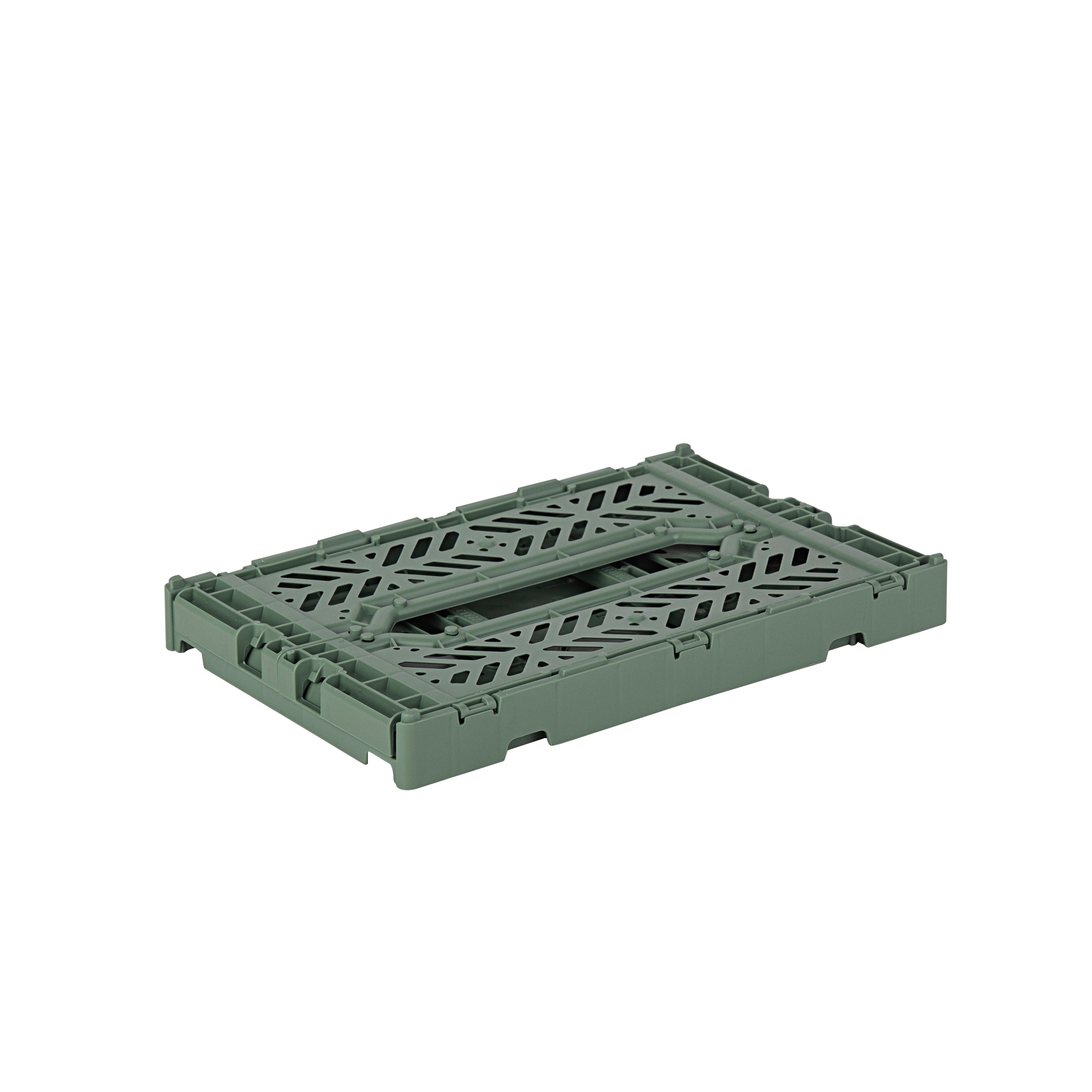 Mini Folding Crate (Almond Green)