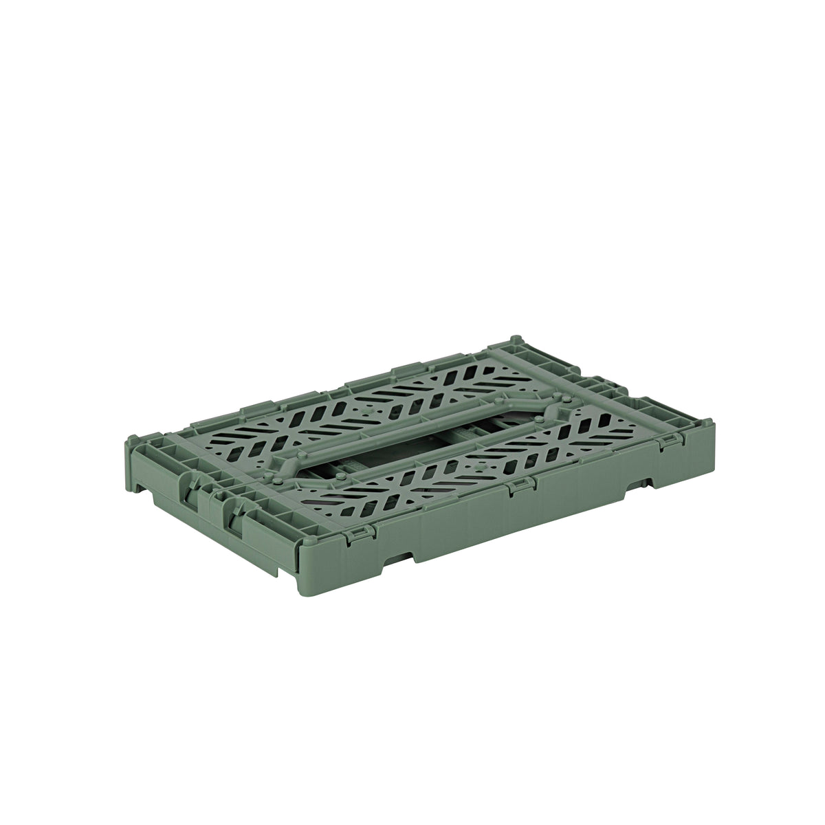 Mini Folding Crate (Almond Green)