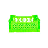 Mini Folding Crate (Neon Green)