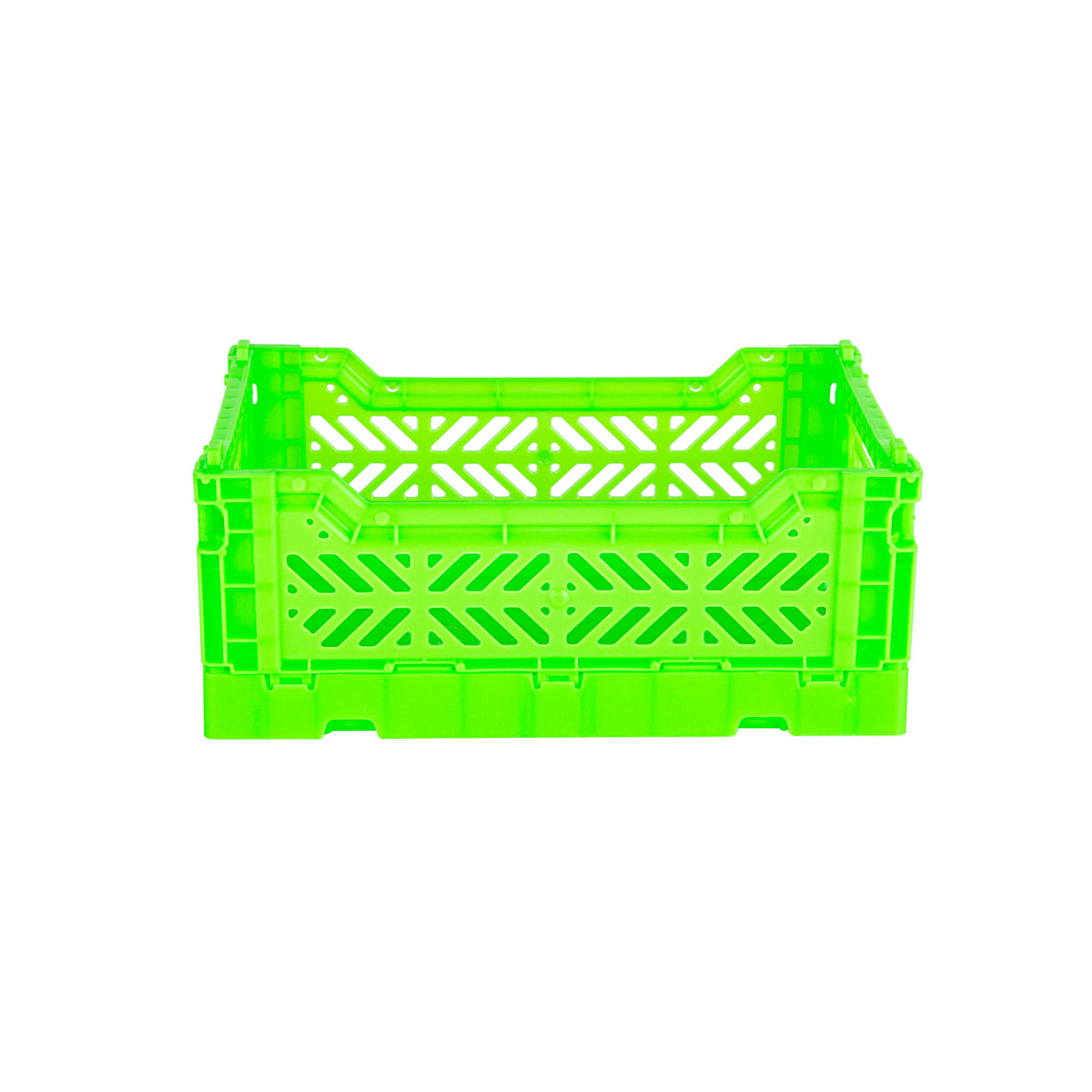 Mini Folding Crate (Neon Green)