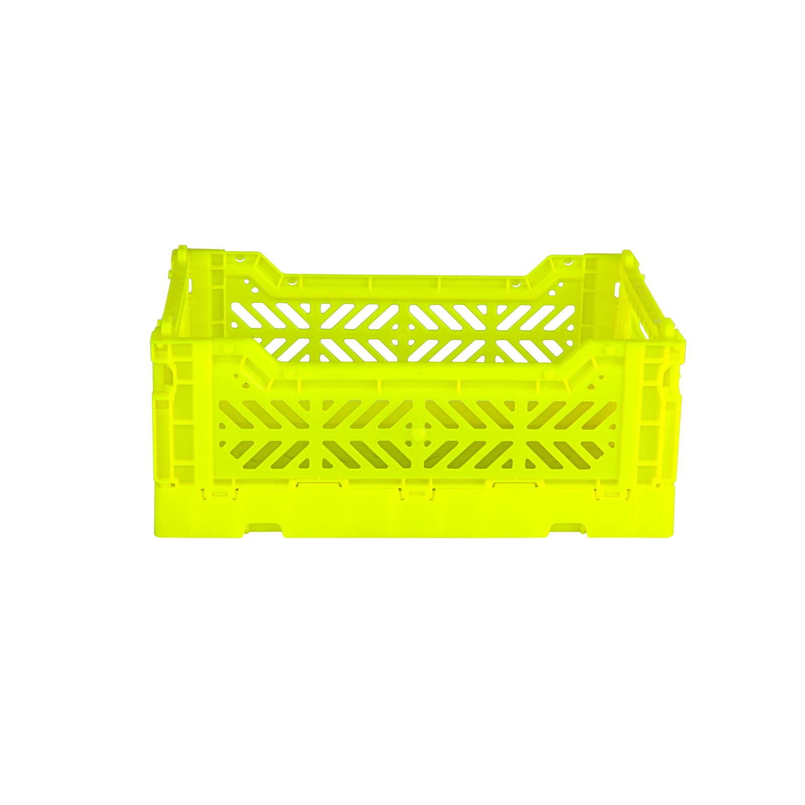 Mini Folding Crate (Neon Yellow)