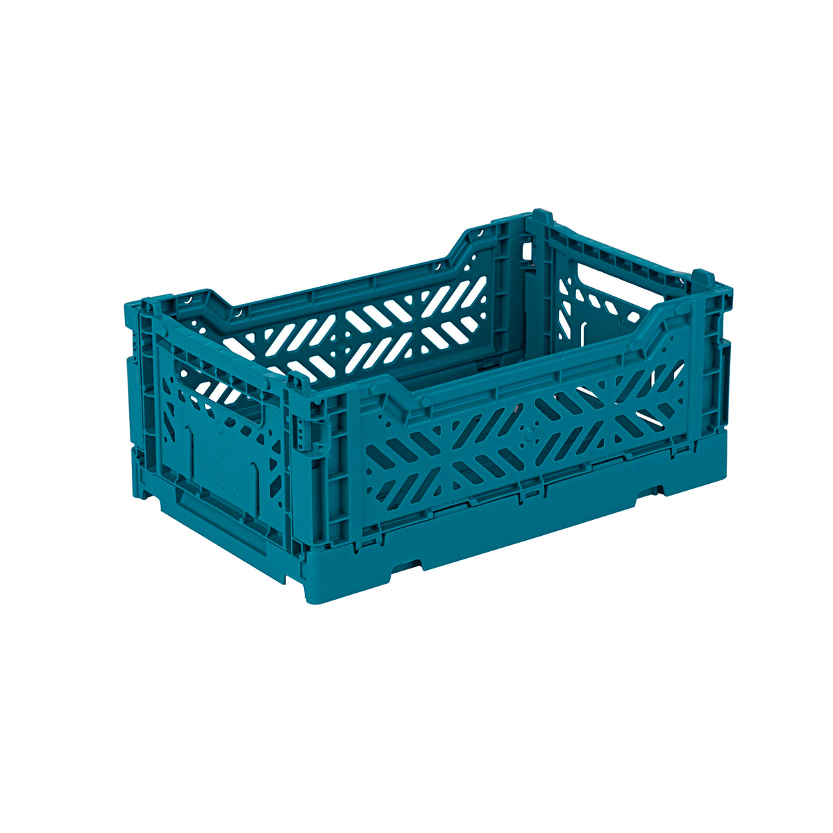 Mini Folding Crate (Peacock Green)