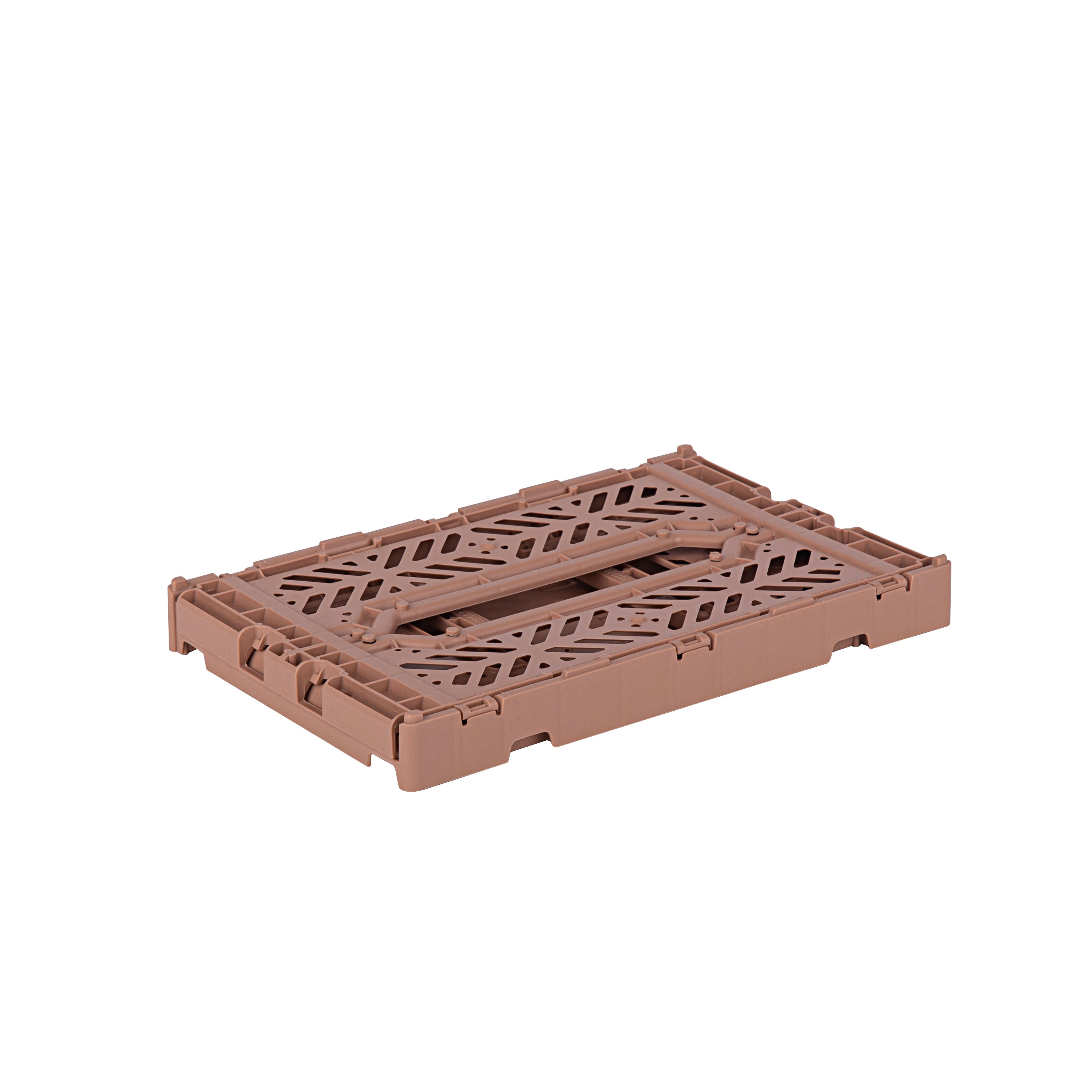Mini Folding Crate (Warm Taupe)