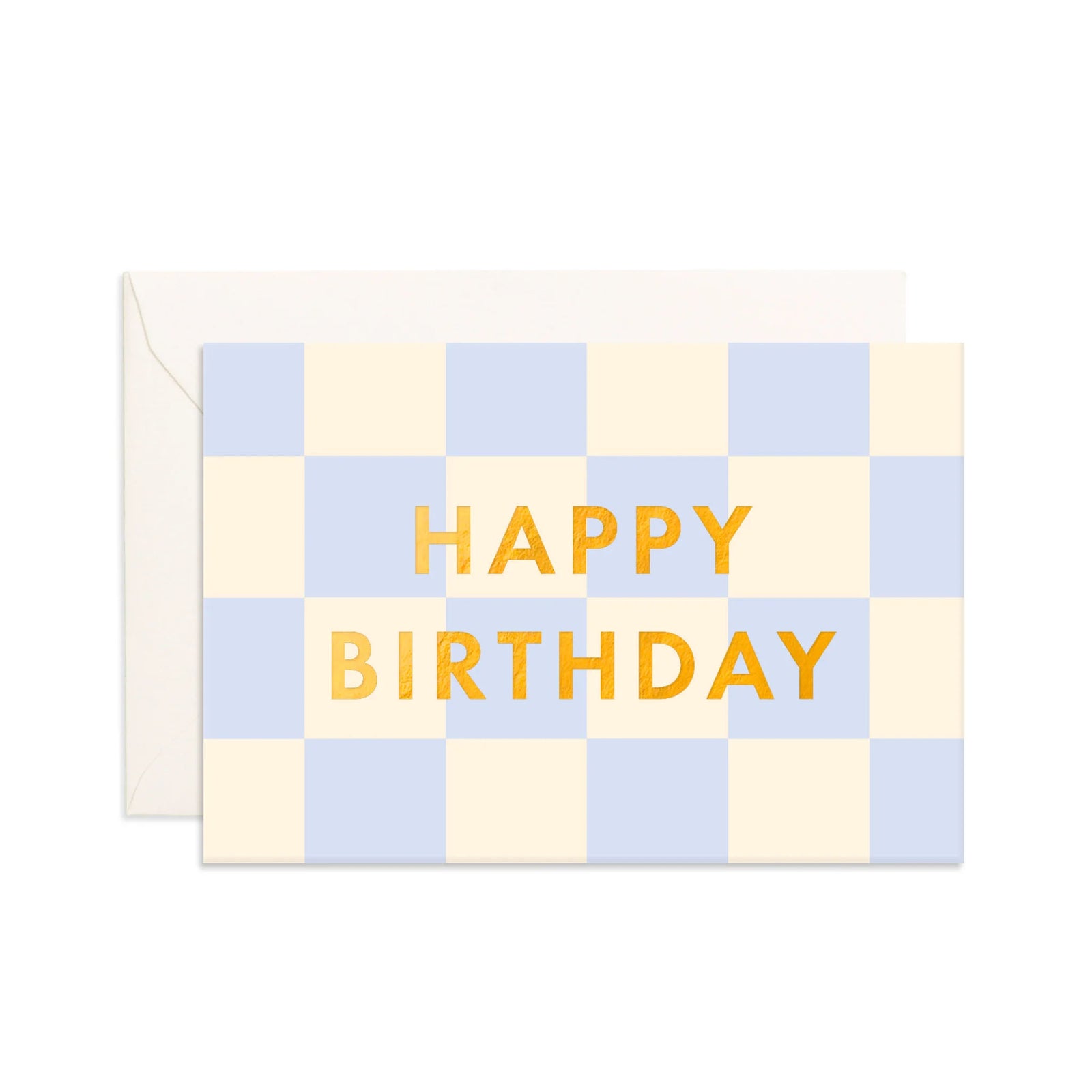 Birthday Powder Check Mini Greeting Card