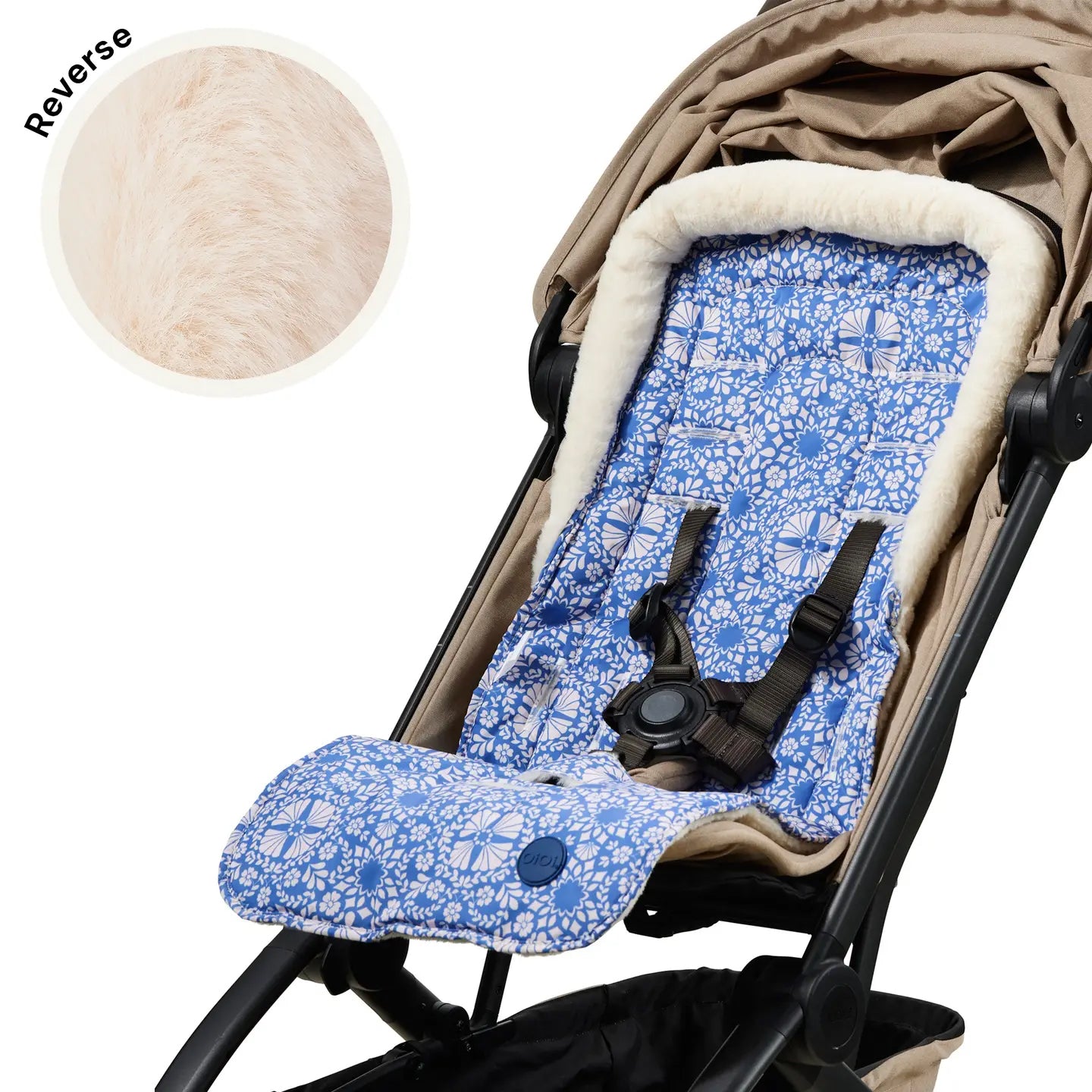 Reversible Pram Liner (Moroccan Tile)