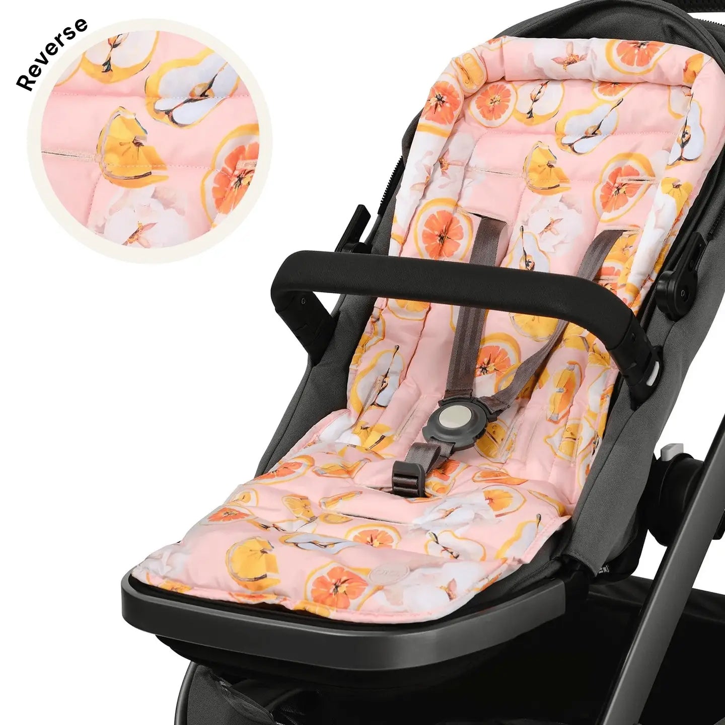 Reversible Pram Liner (Tutti Fruiti)