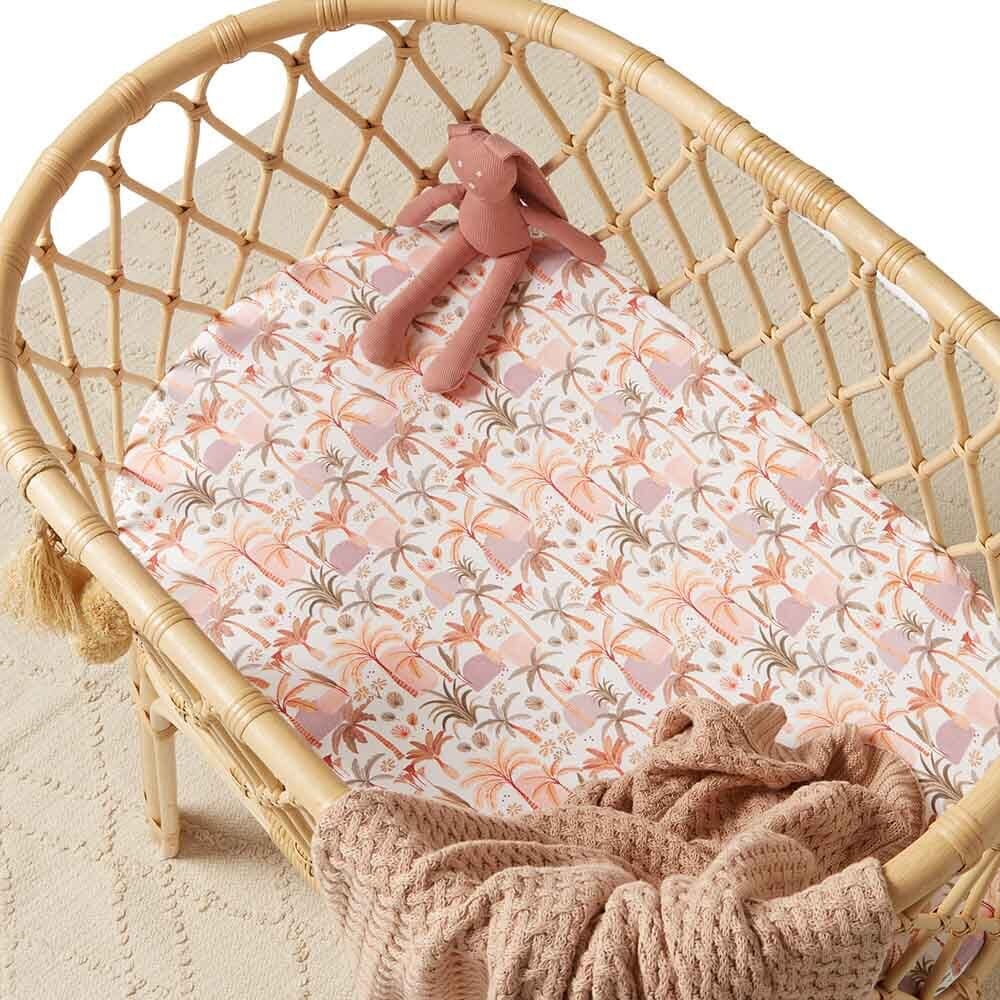 Palm Springs Organic Bassinet Sheet/Change Cover