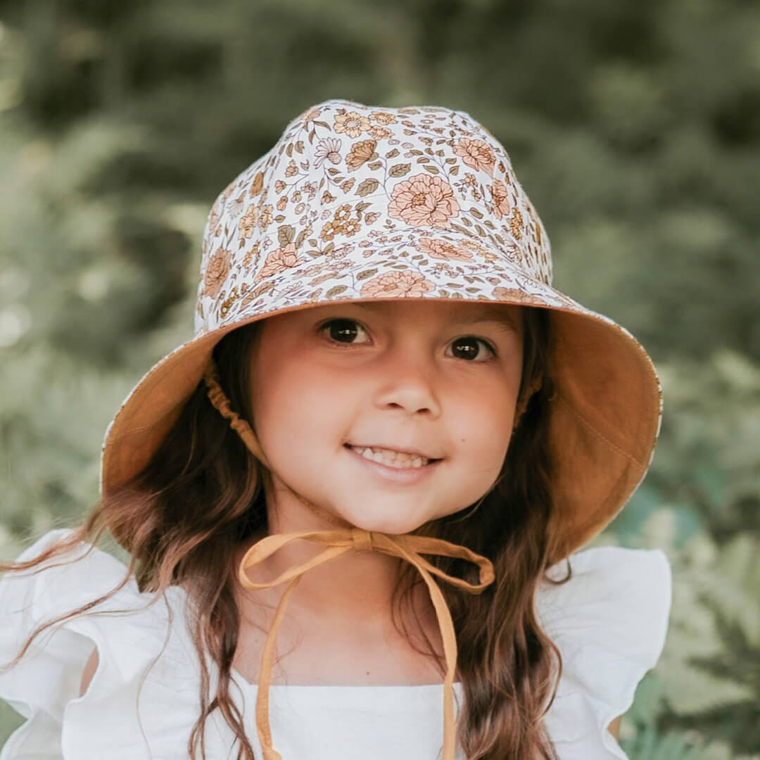Wanderer Girls Reversible Bucket Hat (Marie/Maize)