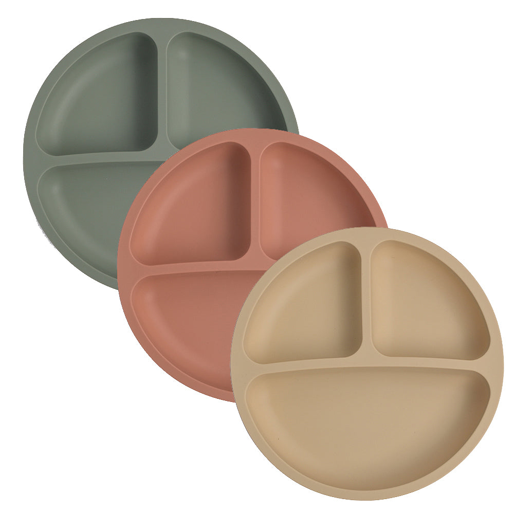 Round Suction Plate (9 Colours)
