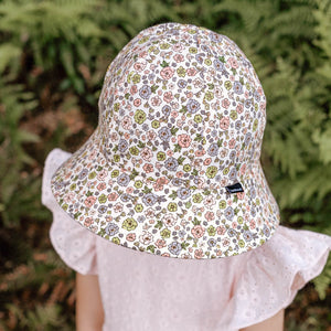 Ponytail Bucket Sun Hat (Floret)