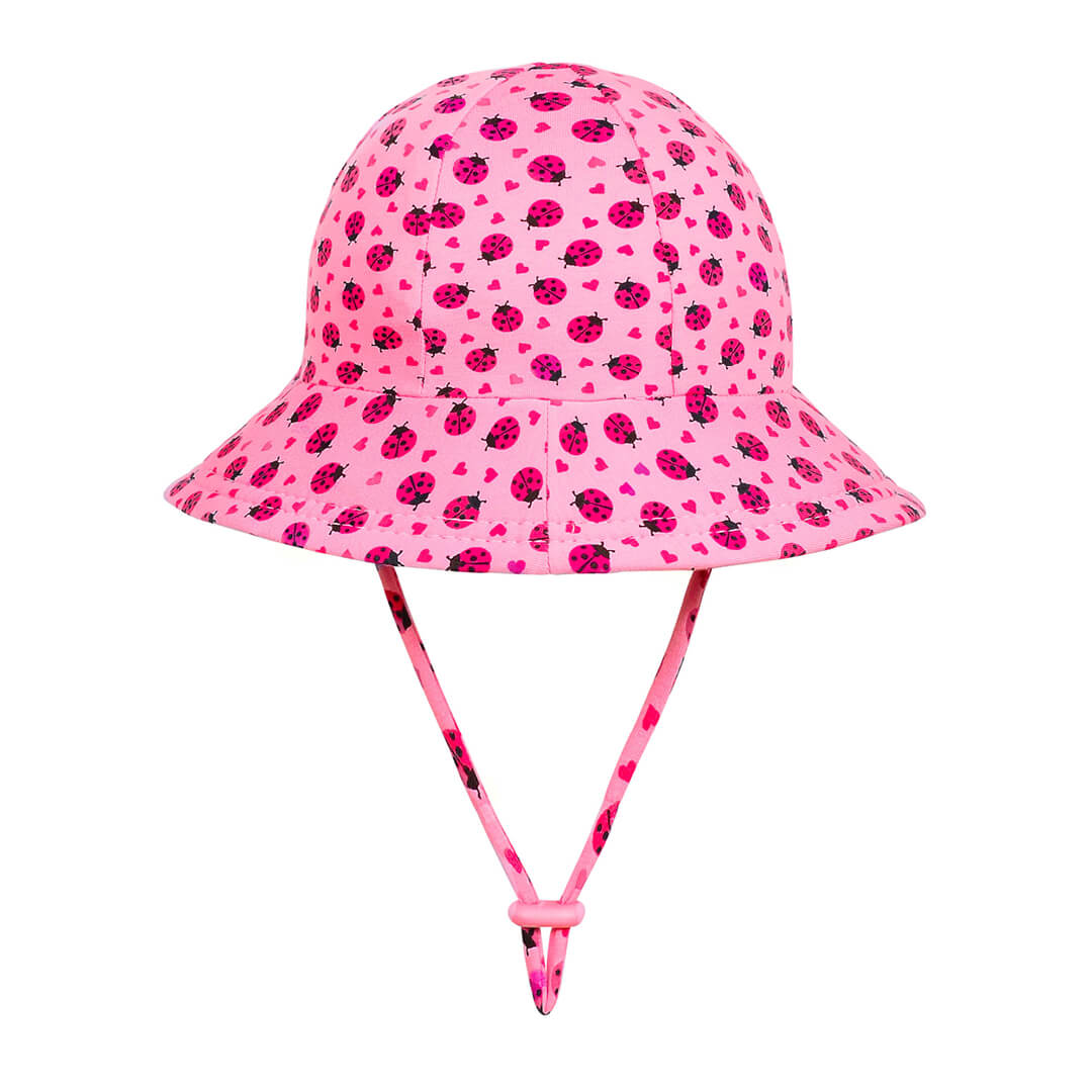 Ponytail Bucket Hat (Ladybug)