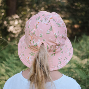 Ponytail Bucket Sun Hat (Quackers)