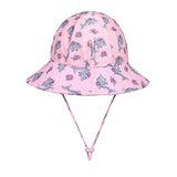 Ponytail Swim Bucket Beach Hat (Dolphin)