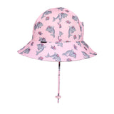 Ponytail Swim Bucket Beach Hat (Dolphin)
