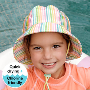 Classic Swim Bucket Hat (Rainbow)