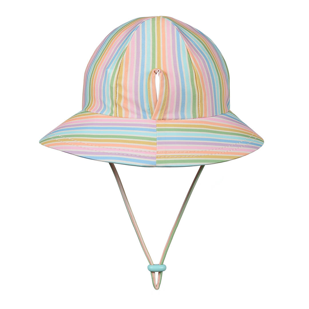Ponytail Swim Bucket Hat (Rainbow)
