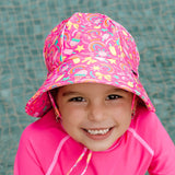 Ponytail Swim Bucket Hat (Summertime)