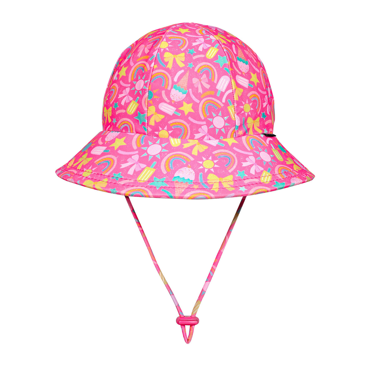 Ponytail Swim Bucket Hat (Summertime)