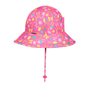 Ponytail Swim Bucket Hat (Summertime)