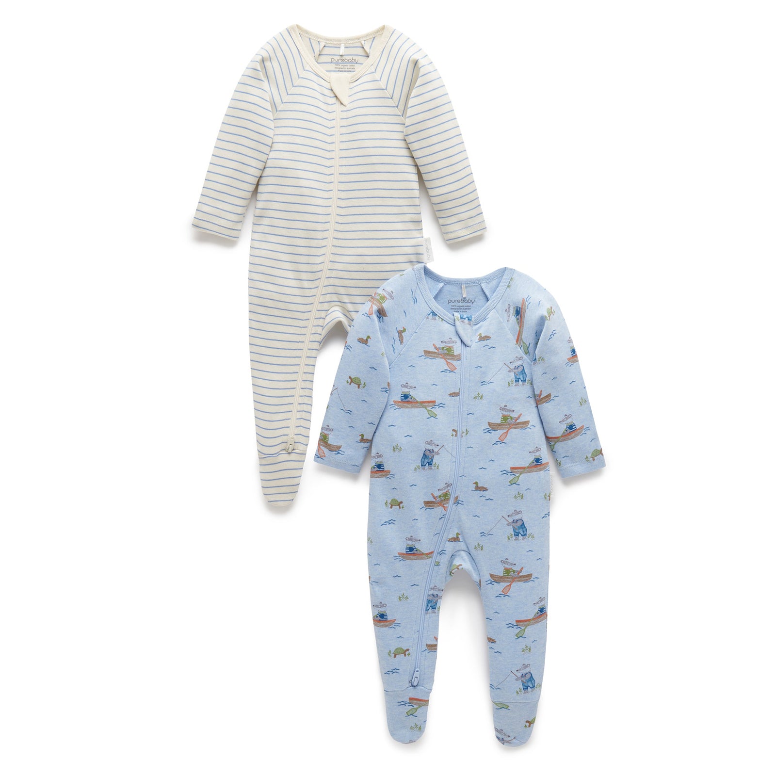 Sky Fishing Zip Growsuit (2 Pack)