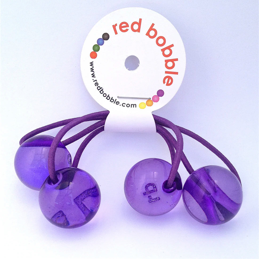 Bobble Hair Ties (Purple)