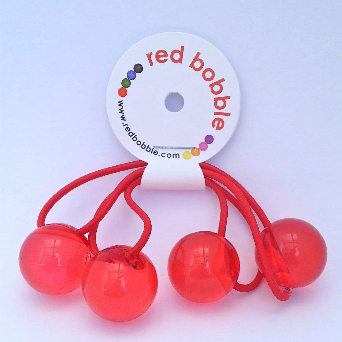 Bobble Hair Ties (Red)